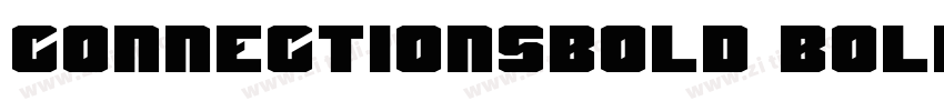 ConnectionsBold Bold字体转换